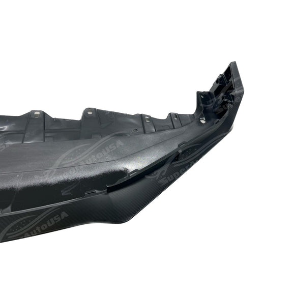 Fit for 2017-2021 Honda Civic Type R FK8 Hatchback Matte Black Carbon Pattern Front Bumper Lip