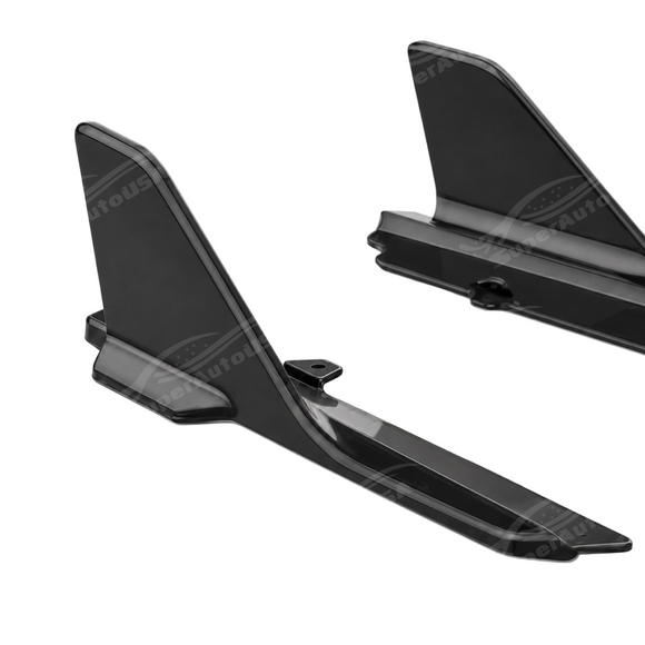 Close-up view showing precision 3D edge alignment along the factory F74 lower rocker panel seam