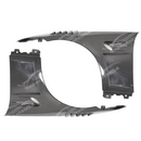 Easy installation of SuperAutoUSA real carbon fiber front fender panel