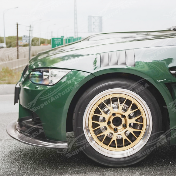 Integrated design of SuperAutoUSA real carbon fiber fender with BMW E92 M3 body