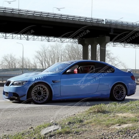 SuperAutoUSA real carbon fiber vented fender on a 2012 BMW E93 M3