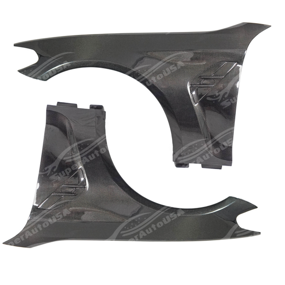 BMW F10 5 Series with real carbon fiber M style front fender