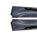 Detailed close-up of the signature M2 aerodynamic indentation line and smooth outer surface finish