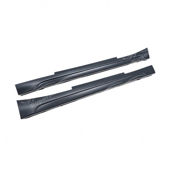 Standalone view of the uninstalled driver and passenger side M2 style replacement rocker panels