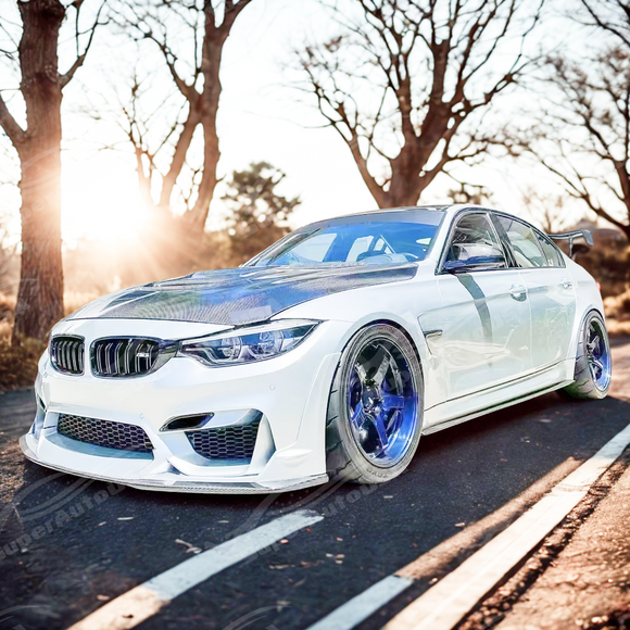 Uninstalled VTEN front lip for BMW F80 M3