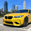 CS Style carbon fiber body kit on a white BMW F87 M2
