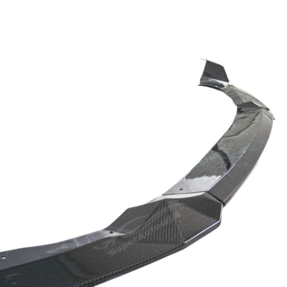 Uninstalled CS Style carbon fiber front bumper fascia with grilles