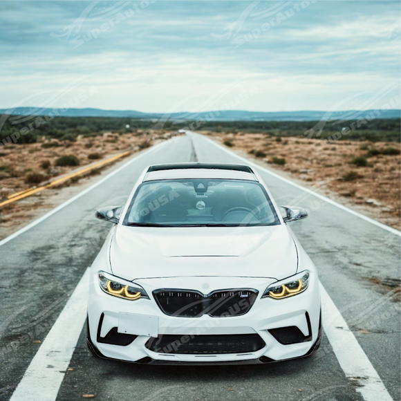  Carbon fiber front lip kit material for F87 M2
