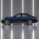 Direct side profile showcasing the lowered, extended visual ground effect and blade contouring along the rocker panel
