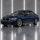 Sleek, aggressive ground effects accenting a Black Sapphire Metallic BMW G20 330i / M340i