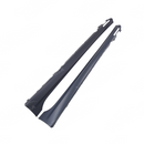 Precision edge-to-edge alignment along the factory BMW G20 rocker panel lower body line