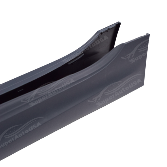 Close-up view of the sculpted rear aerodynamic winglet and precision edge beveling