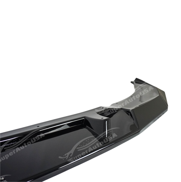 Detailed edges of the VTEN front lip spoiler