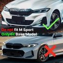 Underside view of front lip showing mounting points