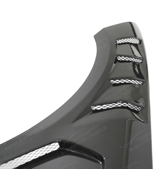 M-Performance inspired real carbon fiber side vents on a BMW G22 430i Coupe