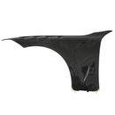 Standalone view of the uninstalled pair (left and right) SuperAutoUSA carbon fiber fender trim