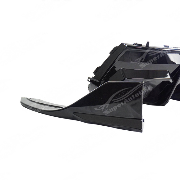 Detailed fins of the rear diffuser on G22 4 Series