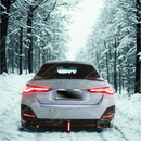 Close-up of the VTEN rear splitter's finish on G26