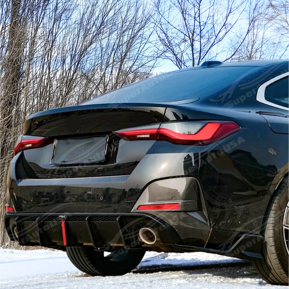 Low angle view emphasizing VTEN rear splitters on G26
