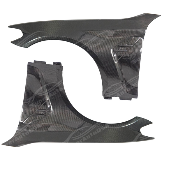 BMW G30 5 Series with real carbon fiber M style front fender