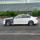 Precision fitment of real carbon fiber fender panel on 2019 BMW G30