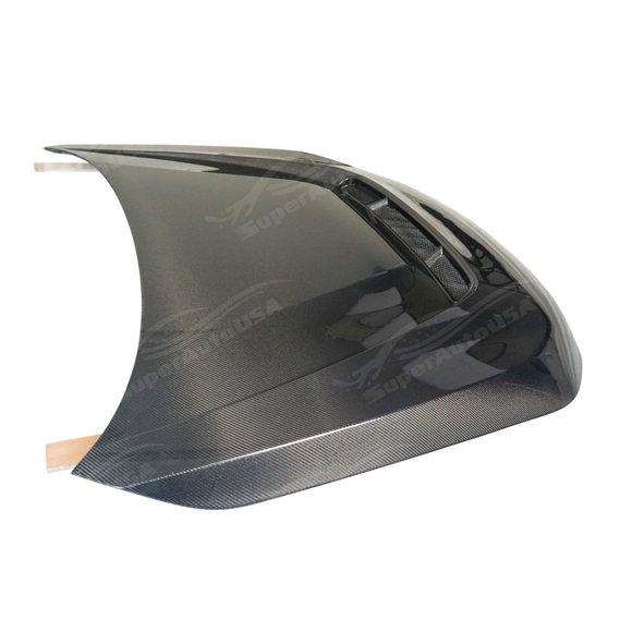 Lightweight real carbon fiber material of BMW G42 AP style engine hood