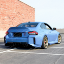 Uninstalled CS style real carbon fiber rear trunk cover, top view