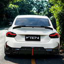 Gloss black VTEN rear diffuser for BMW G42 2022-2025 models