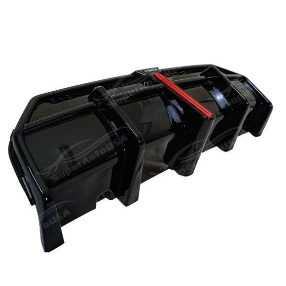 Uninstalled VTEN rear diffuser, showing top contours for G42