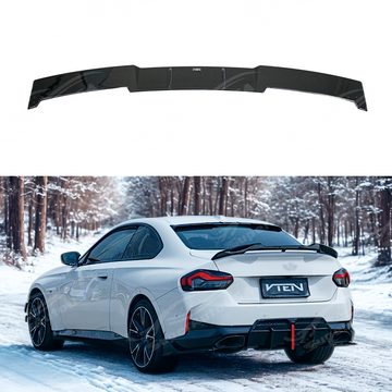 VTEN rear roof top lip spoiler wing on a 2022 BMW G42