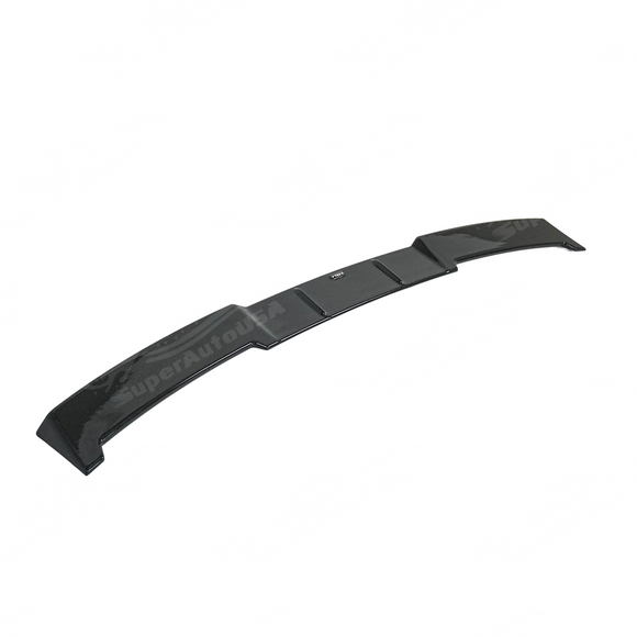 Uninstalled VTEN rear roof top lip spoiler, top view