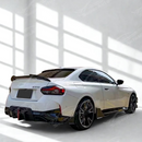 Close-up of carbon fiber texture on VTEN splitter