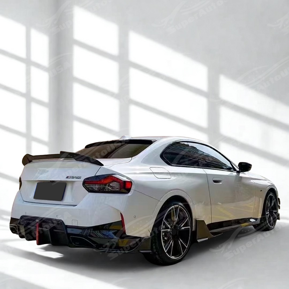 Close-up of carbon fiber texture on VTEN splitter