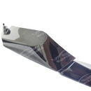 Detailed edges of the MP style front lip spoiler