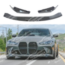Easy installation of MP style front bumper lower lip spoiler kit on G80 M3