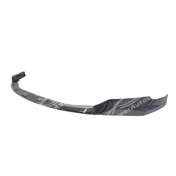 Low angle view emphasizing MP style front lip kit on G80 M3