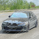 Sporty accent provided by MP style front lip kit on BMW G80 M3