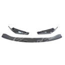Uninstalled MP style front bumper lower lip spoiler kit, full view