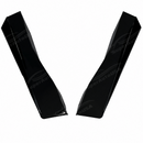 Direct front-facing view highlighting the aggressive lower air corner dive planes by SuperAutoUSA