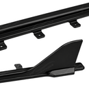 Profile view highlighting the subtle aerodynamic rear winglet transition on the SuperAutoUSA VTEN side steps