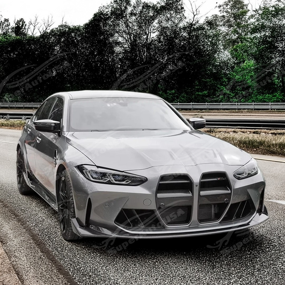 Durable composite material of the SuperAutoUSA G80 front splitter