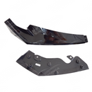 Underside view of SuperAutoUSA front splitter showing mounting points