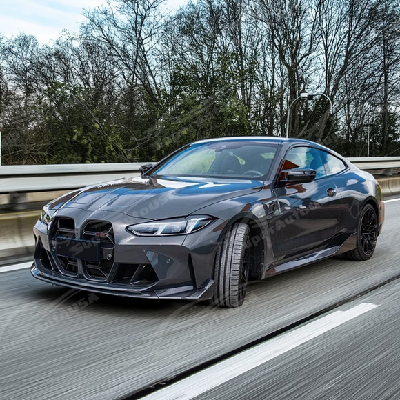 Uninstalled SuperAutoUSA CS style front splitter, top view