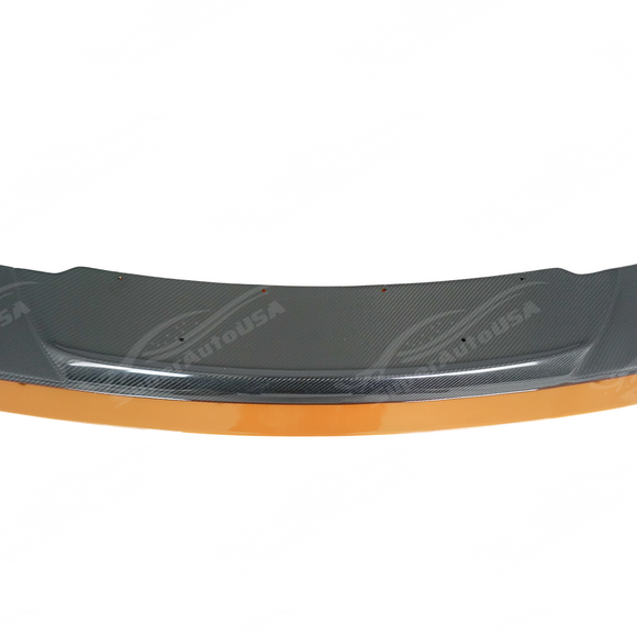 Comparison of stock vs SuperAutoUSA front splitter on BMW M3 M4