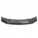 SuperAutoUSA real carbon fiber front splitter on a white BMW M4