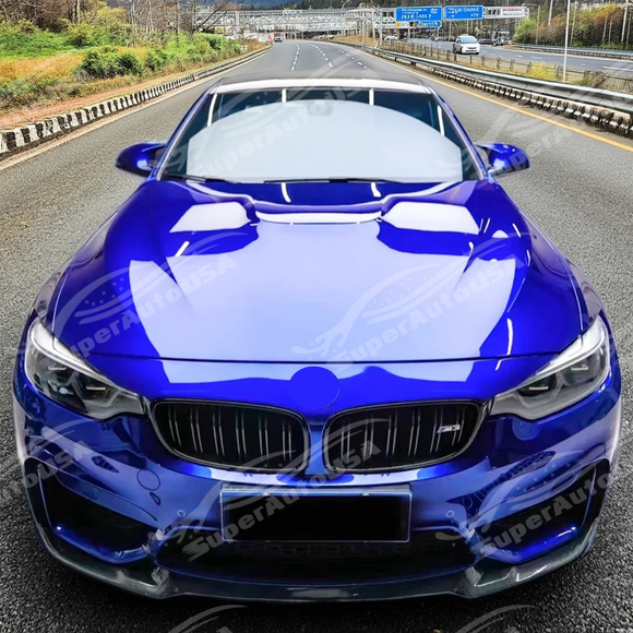 Detailed edges of the SuperAutoUSA front lip spoiler