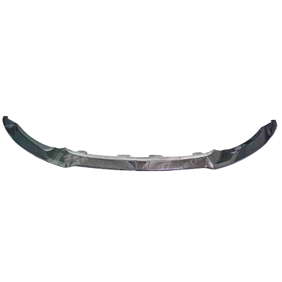 High-gloss SuperAutoUSA carbon fiber lower bumper lip for BMW M3 2014-2018