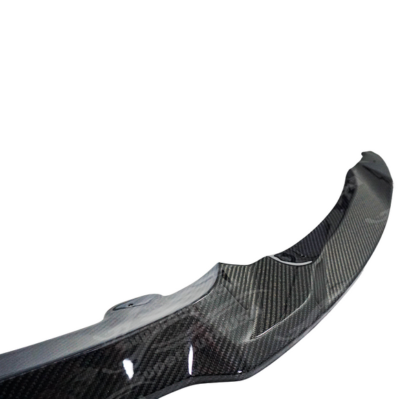 Precision fitment of SuperAutoUSA front lip on a 2016 BMW M3