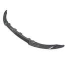 Uninstalled SuperAutoUSA real carbon fiber front splitter, top view