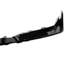 Detailed shot of the UV-resistant high-gloss clear coat on the SuperAutoUSA M5 front lip